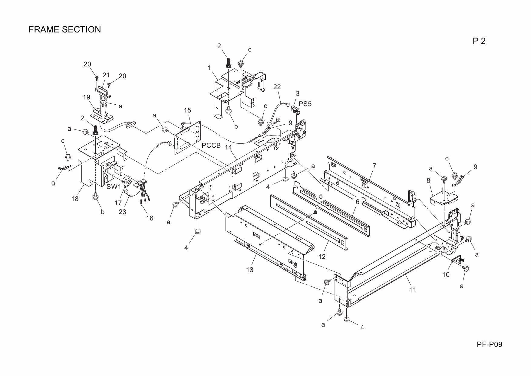 Konica-Minolta Options PF-P09 A0WJ022 Parts Manual-2